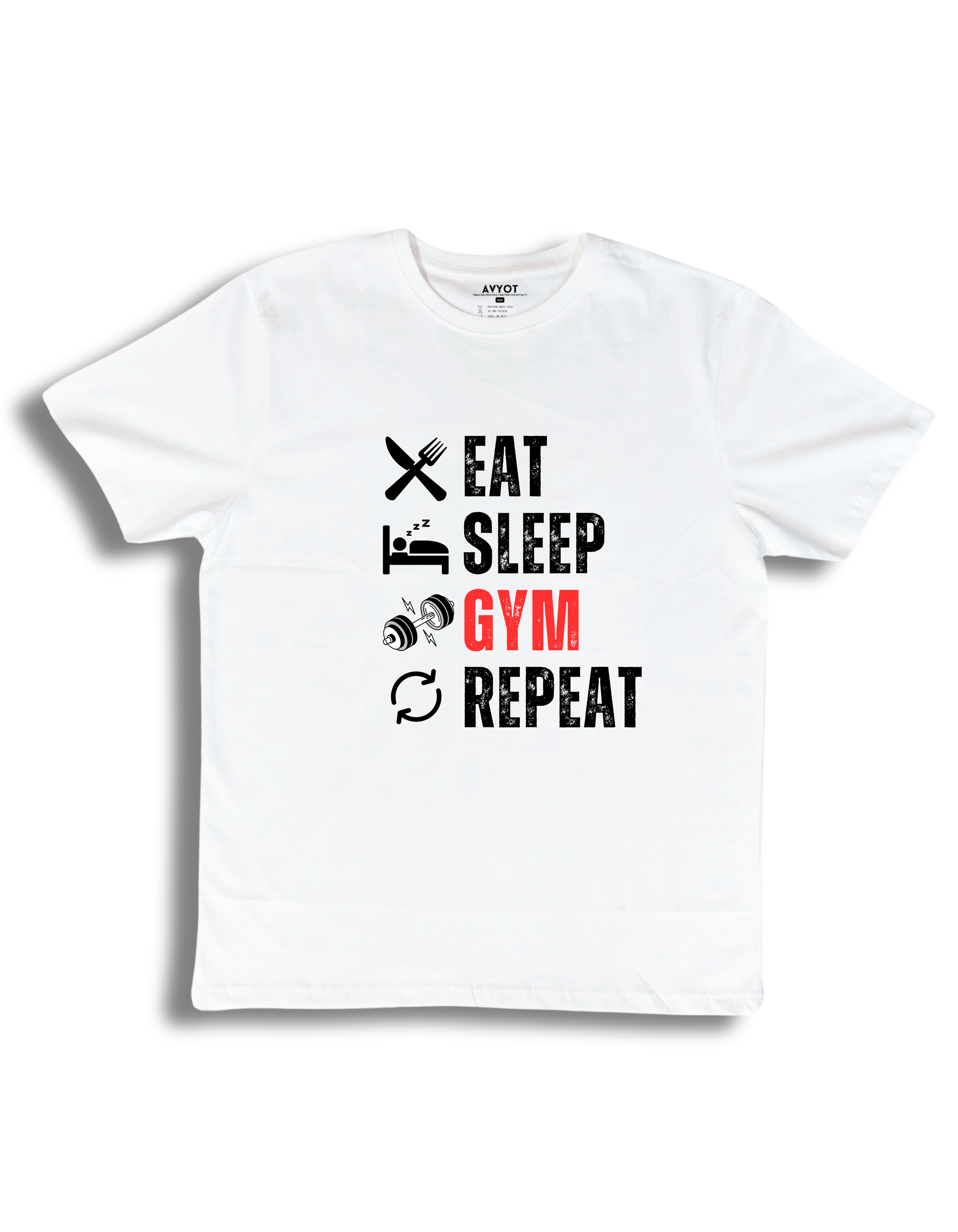 "Eat, Sleep, Gym, Repeat." T-Shirt