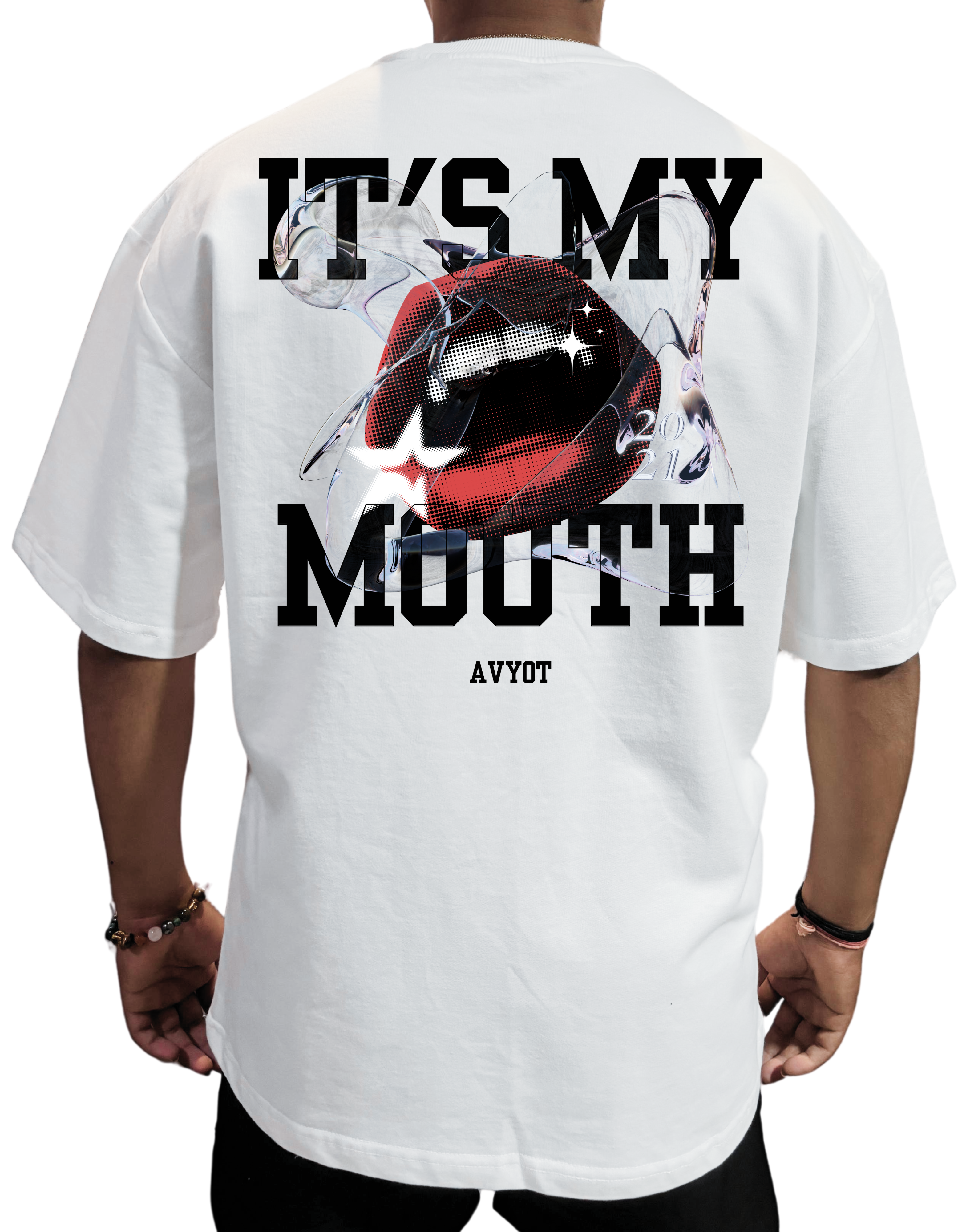 "It's My Mouth" Oversized T-Shirt