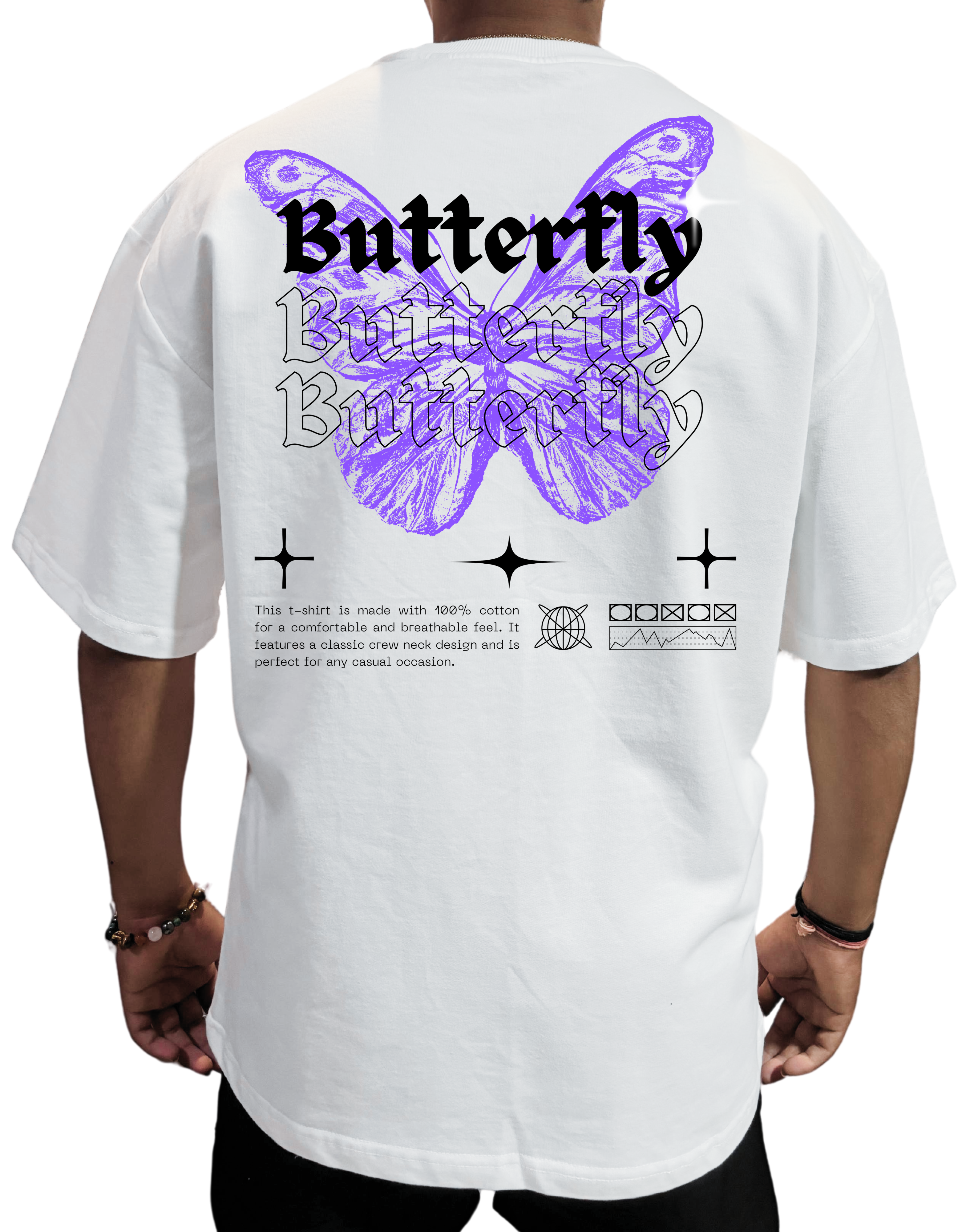 "Butterfly" Oversized T-Shirt