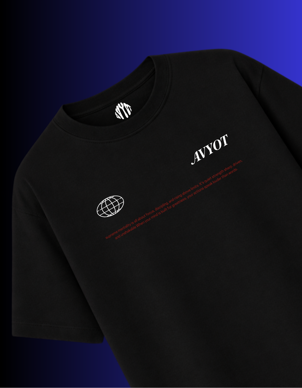 BLACK SUPREME MENTALITY T-SHIRT