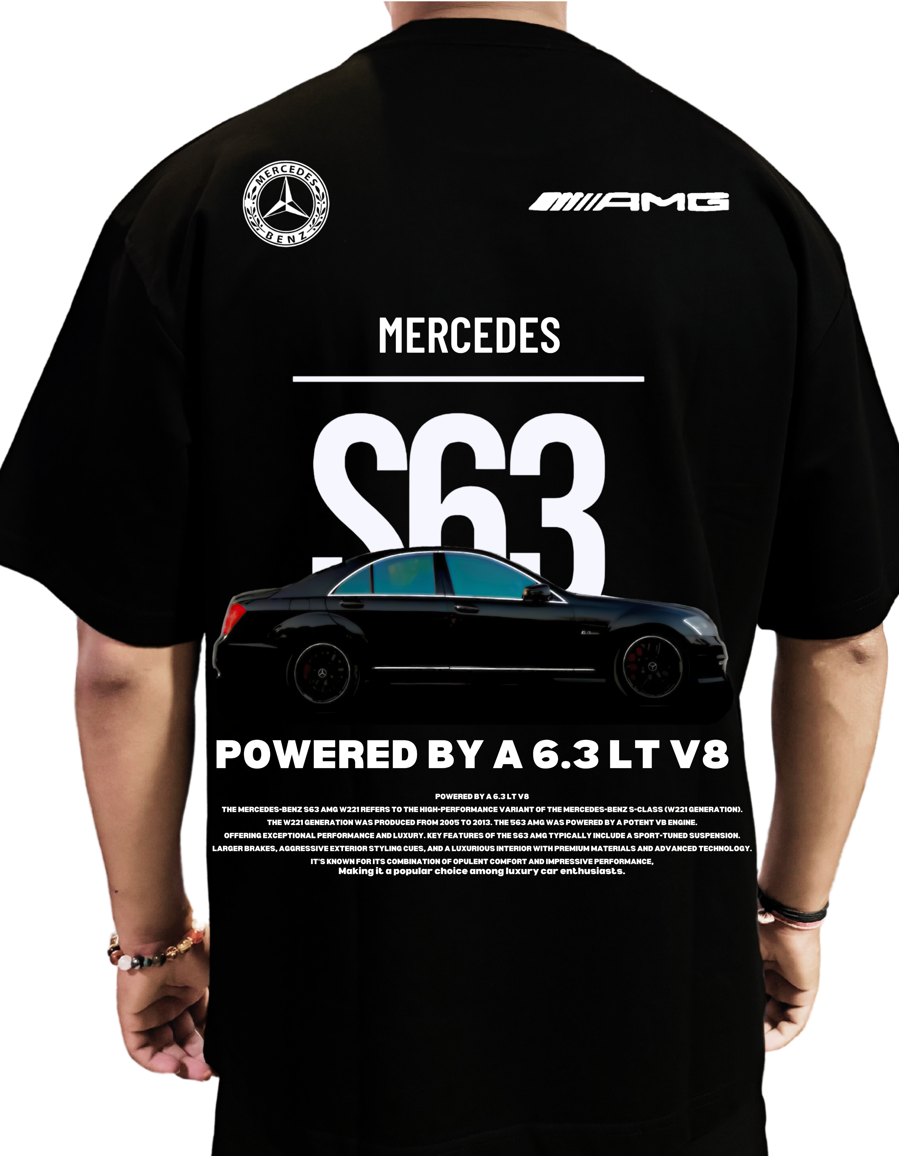 "Mercedes S63" Oversized T-shirt