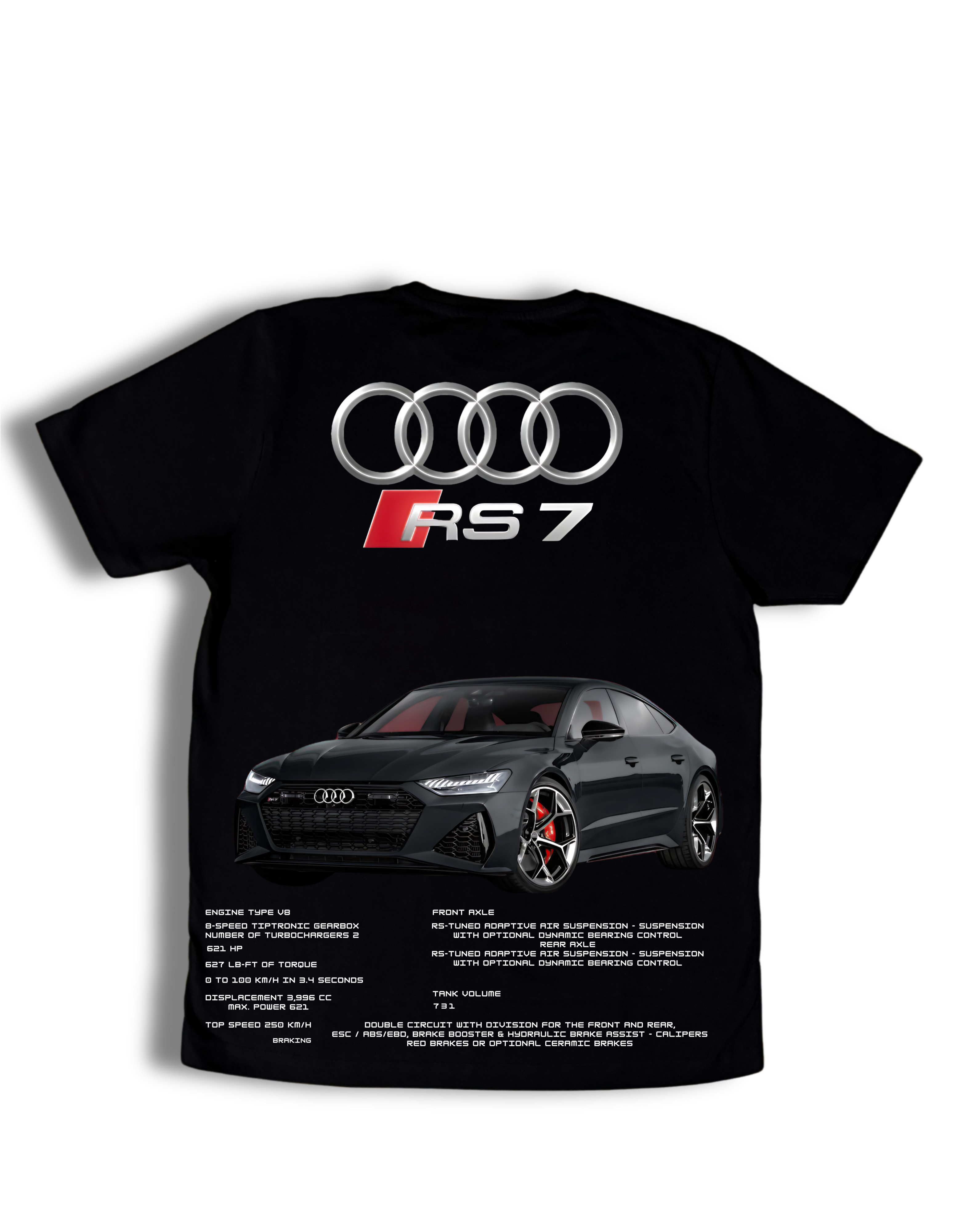 "Audi RS7 " Oversized T-shirt