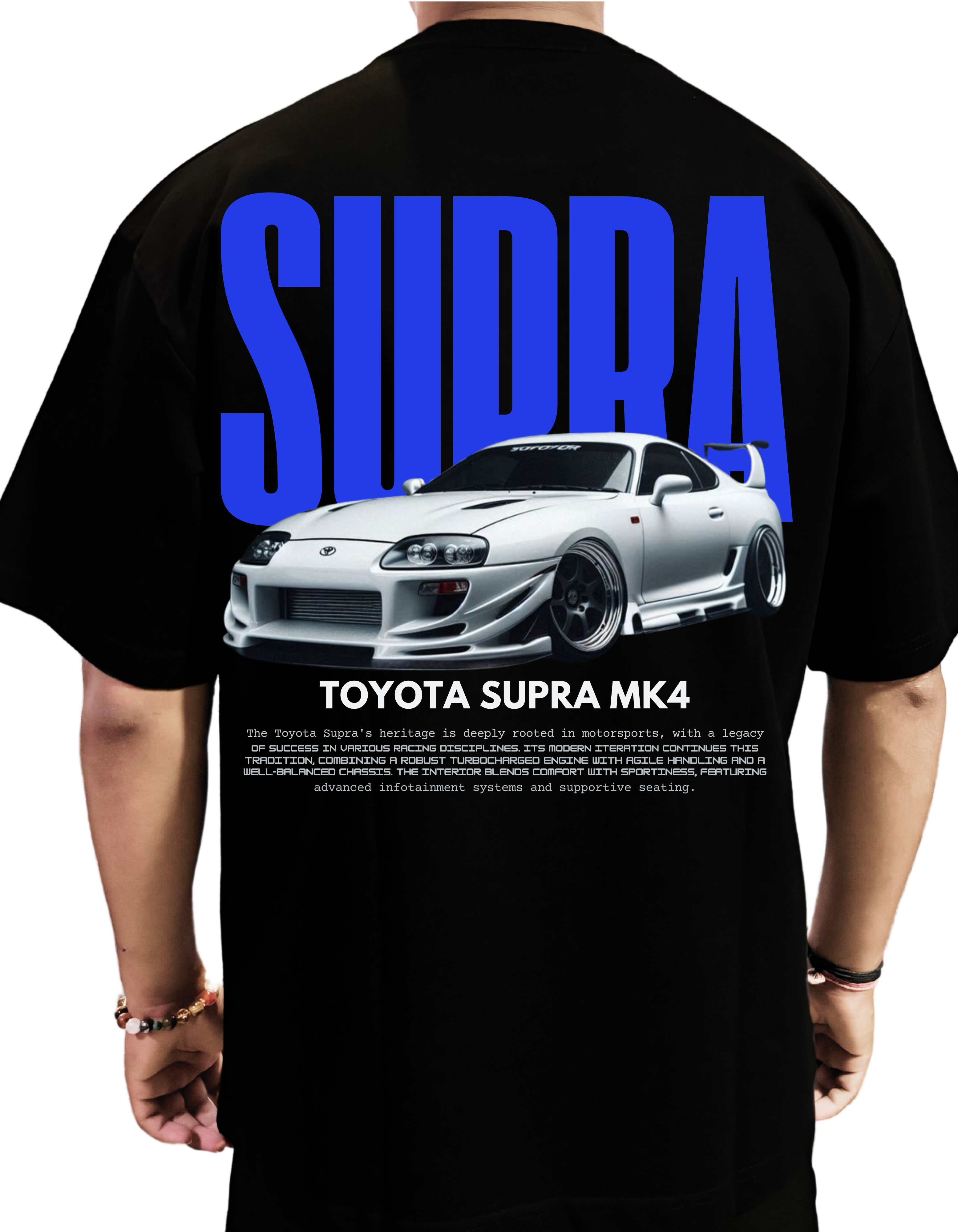 "SUPRA MK4" Oversized T-shirt