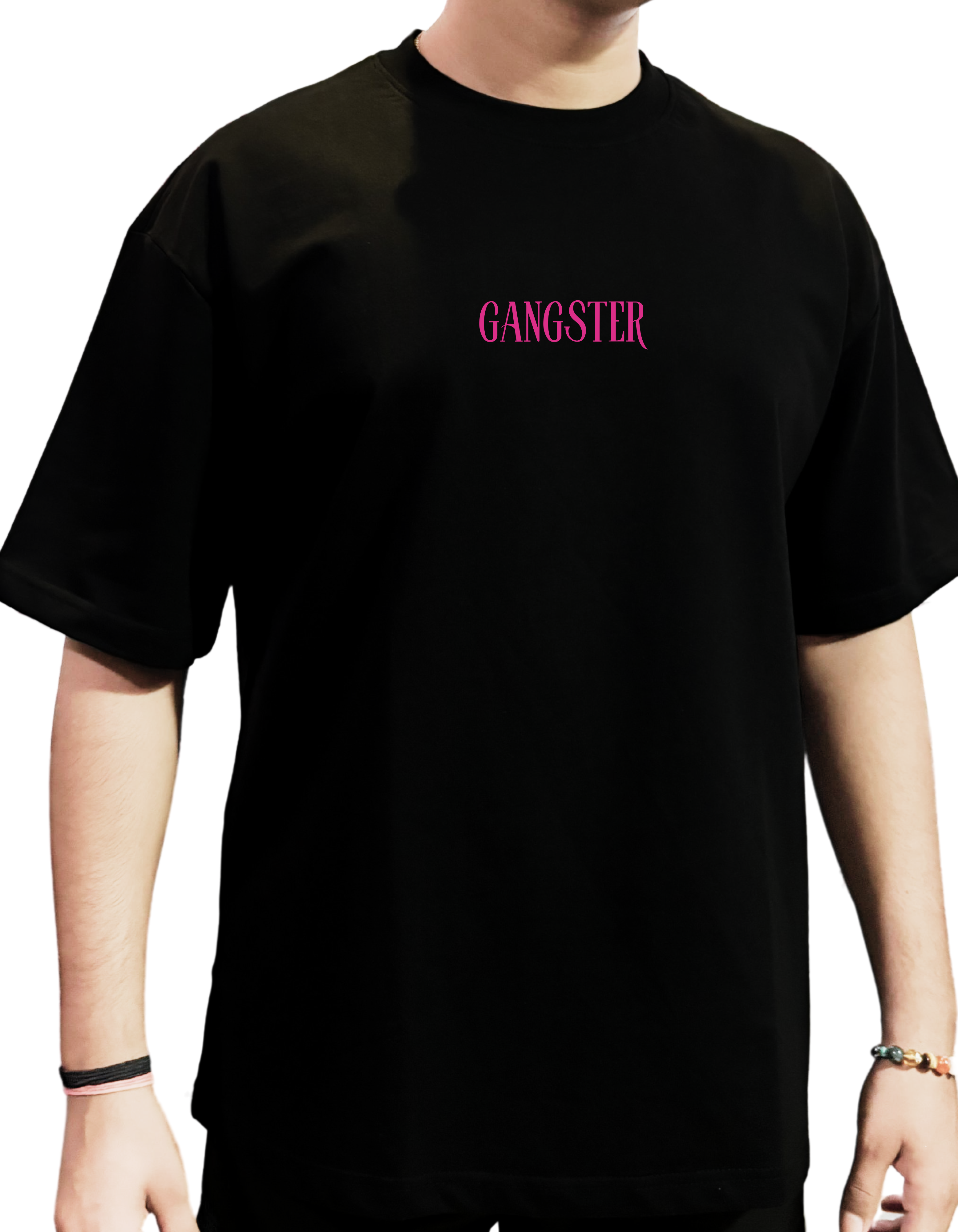 Back Printed Gangster Oversized T-shirt