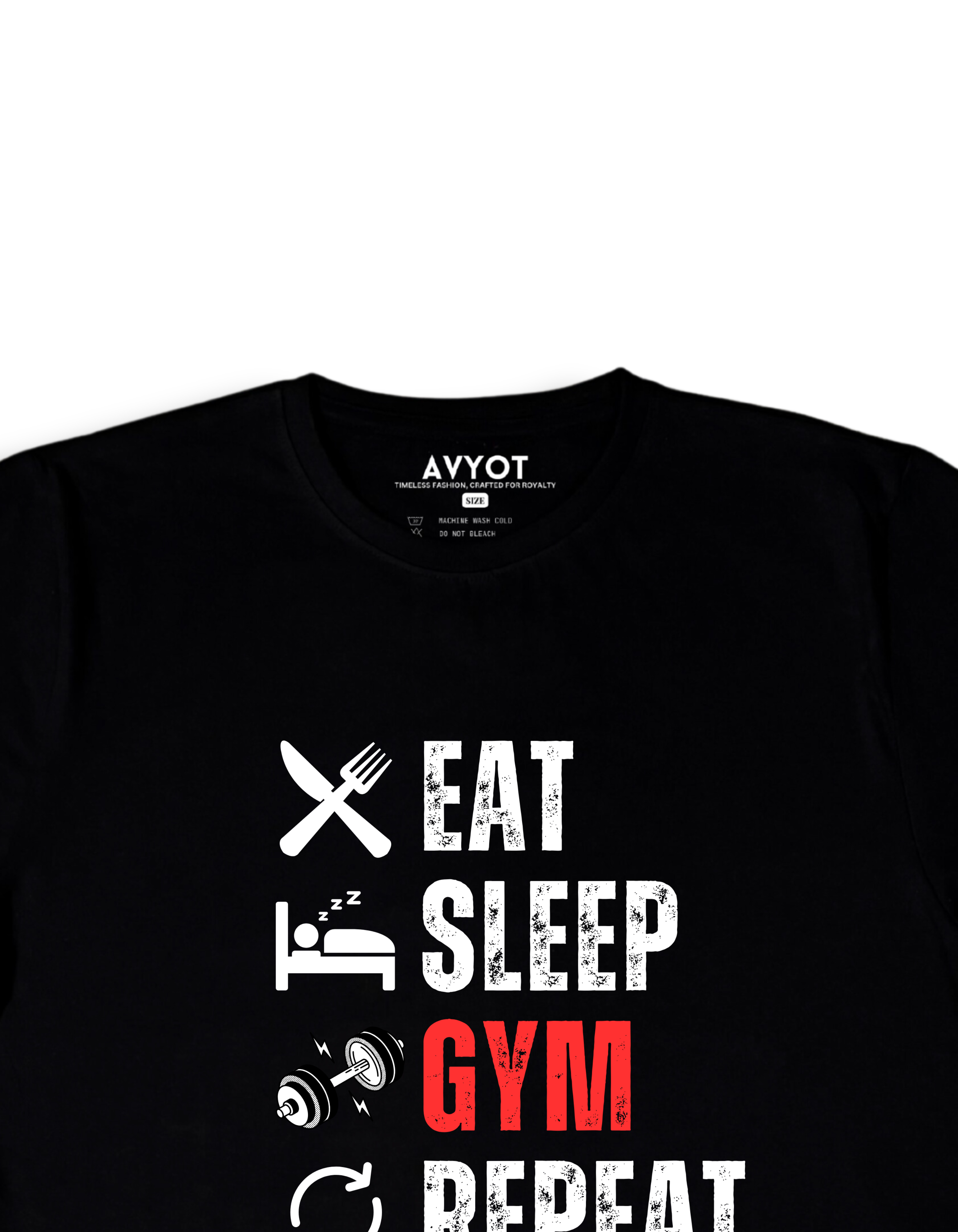 "Eat, Sleep, Gym, Repeat." T-Shirt