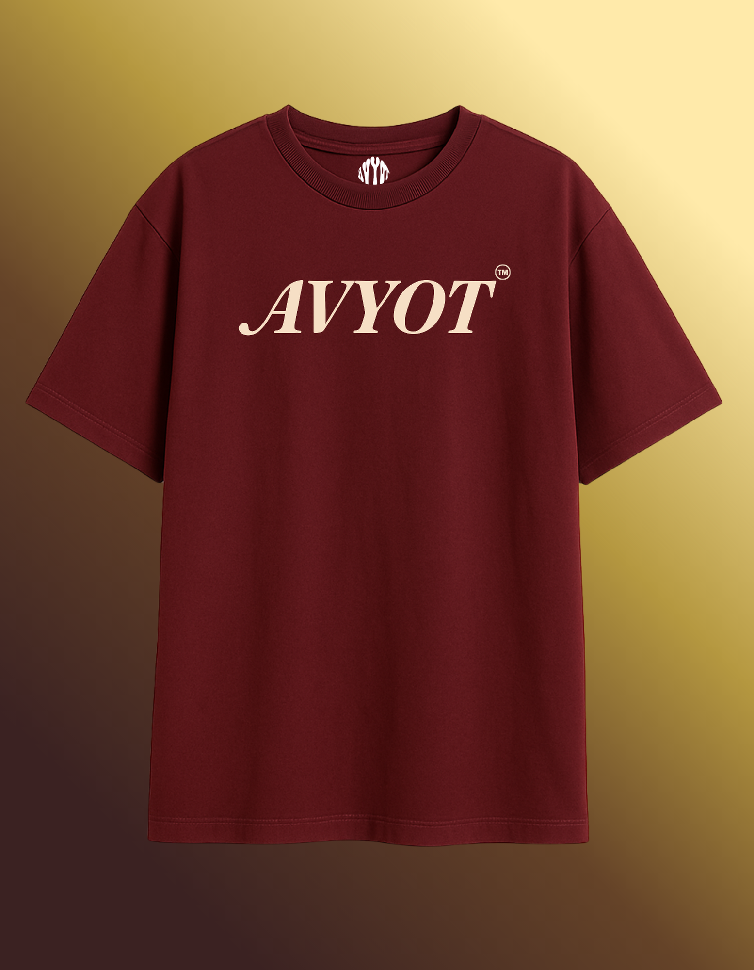 MAROON WHOLE ANOTHER LEVEL T-SHIRT