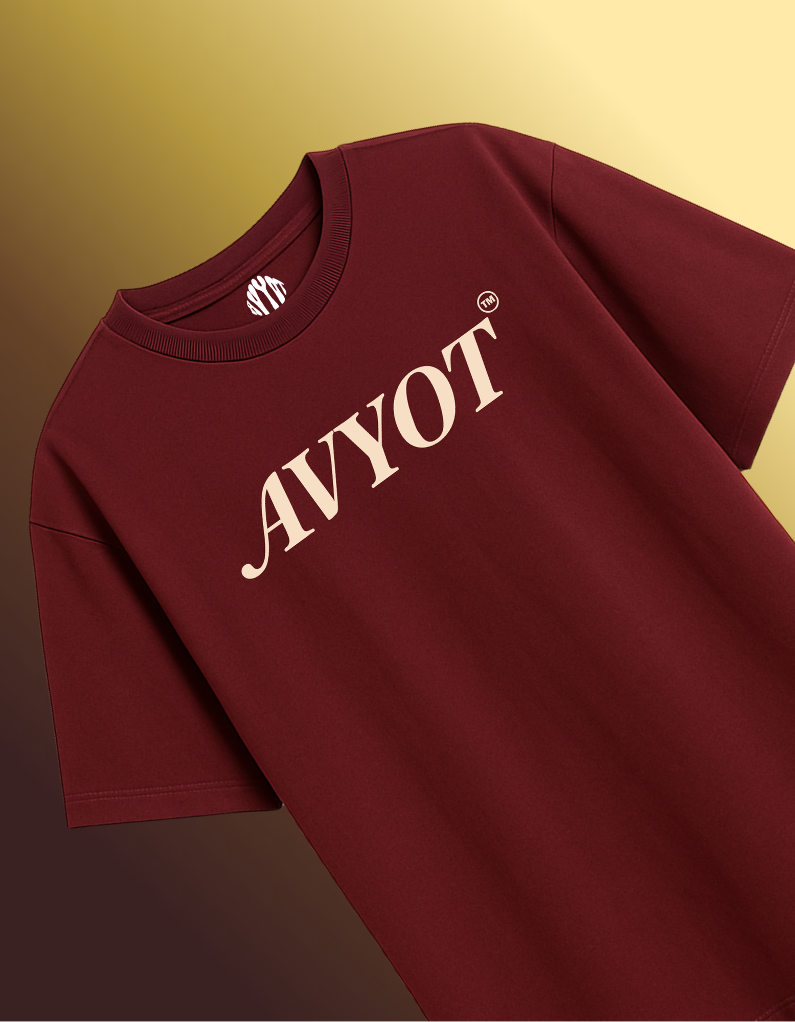 MAROON WHOLE ANOTHER LEVEL T-SHIRT