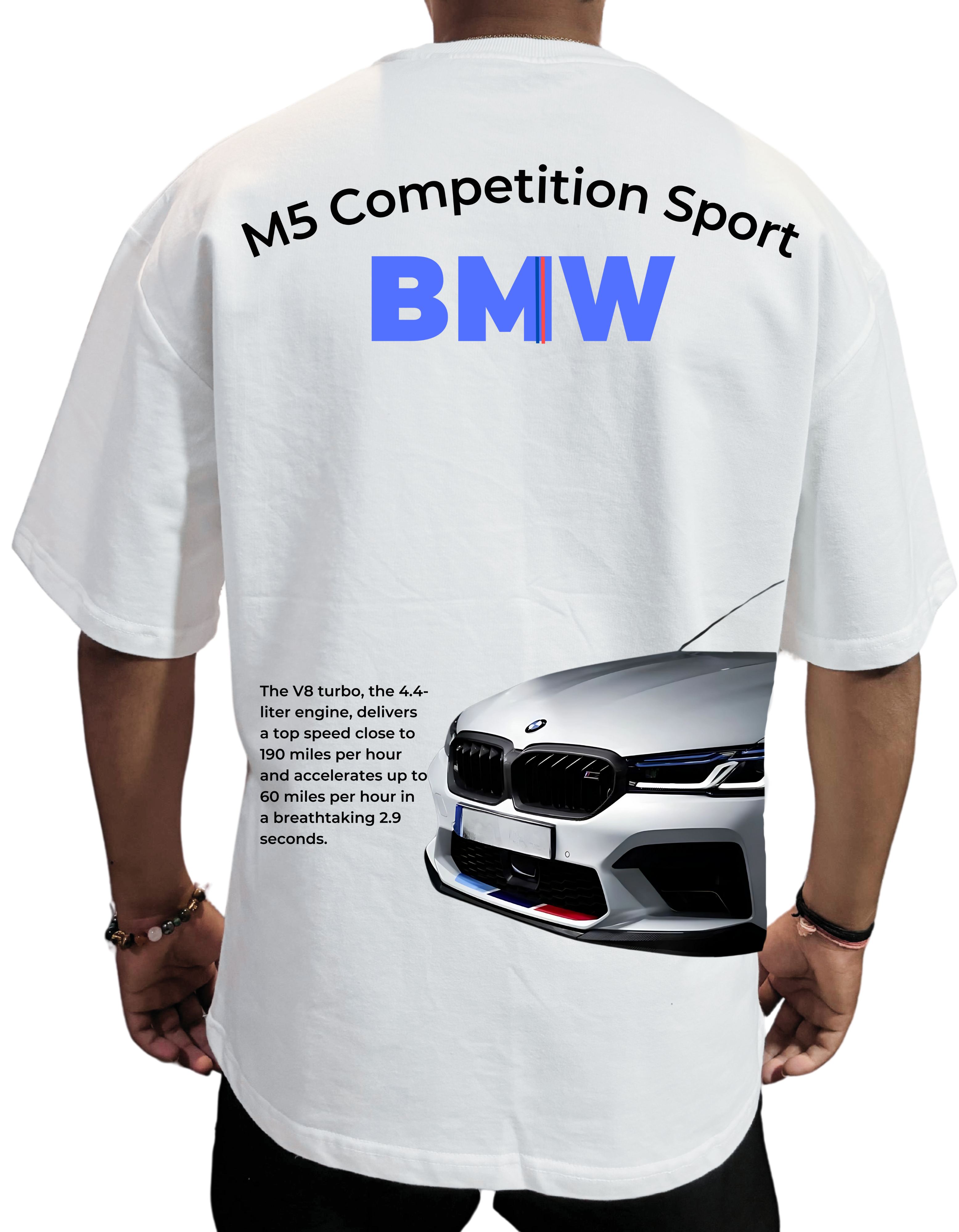 "BMW M5 Competition " Oversized T-shirt