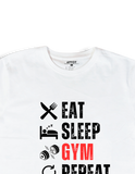 "Eat, Sleep, Gym, Repeat." T-Shirt