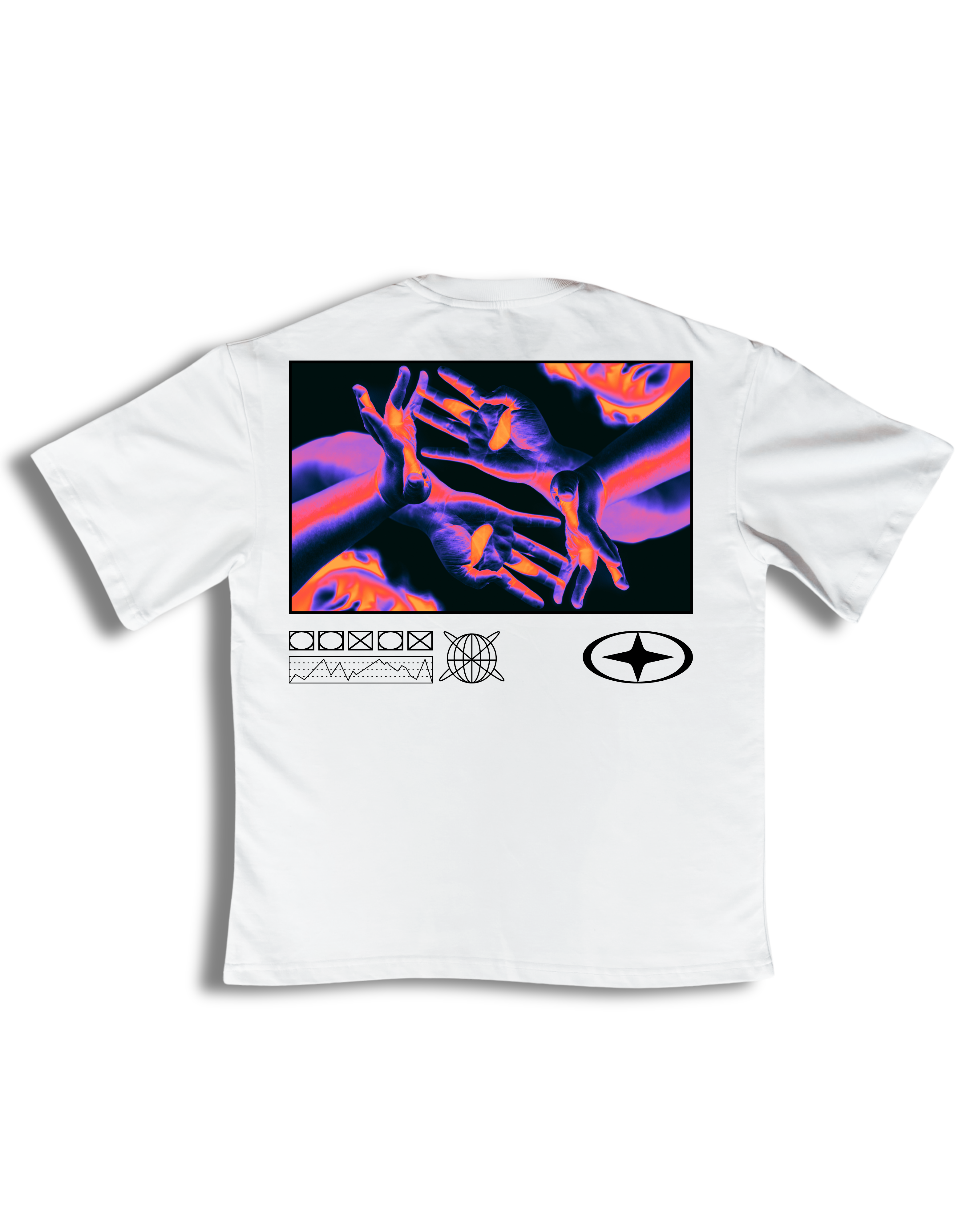 "Dynamic Heatwave" Oversized T-Shirt