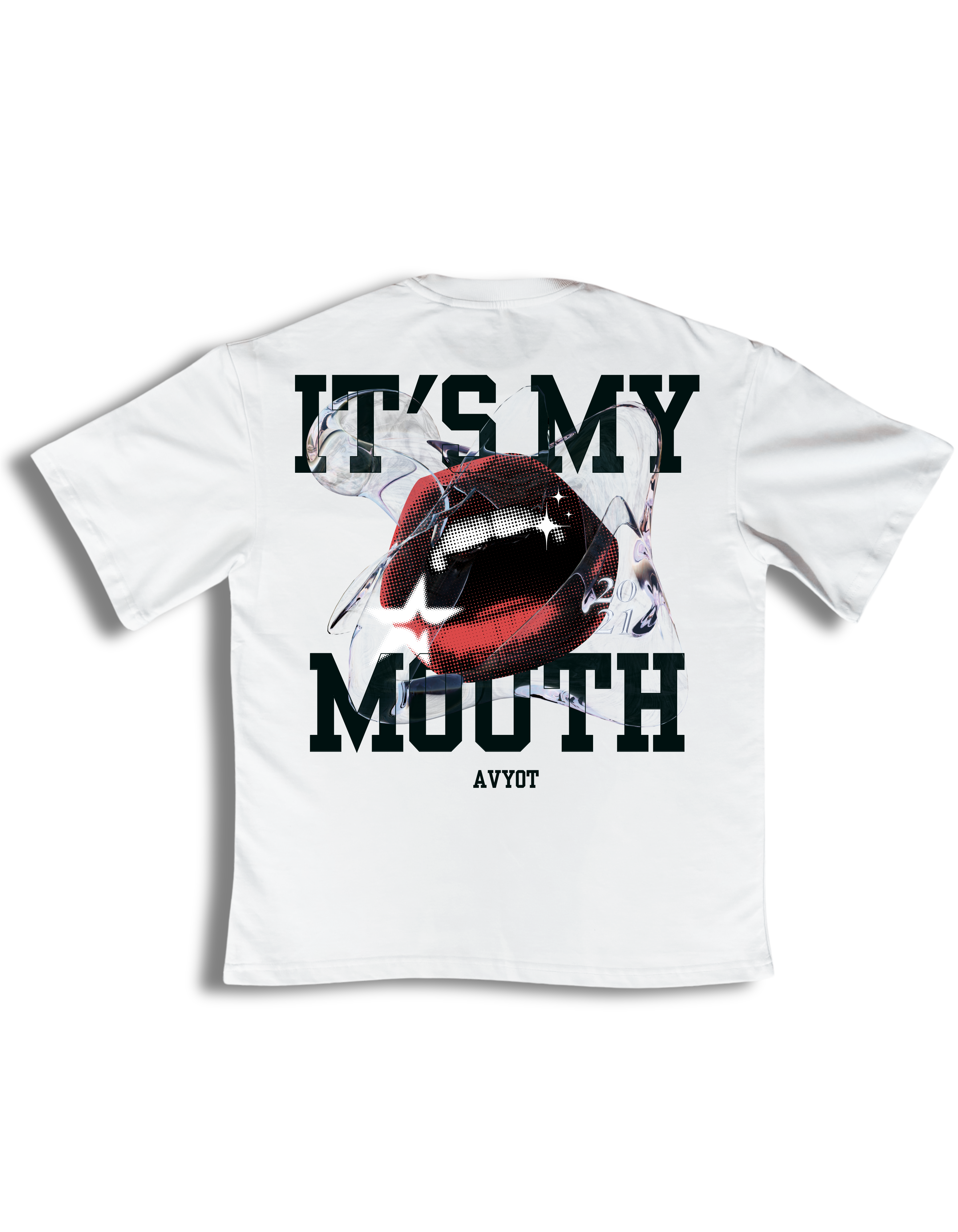 "It's My Mouth" Oversized T-Shirt