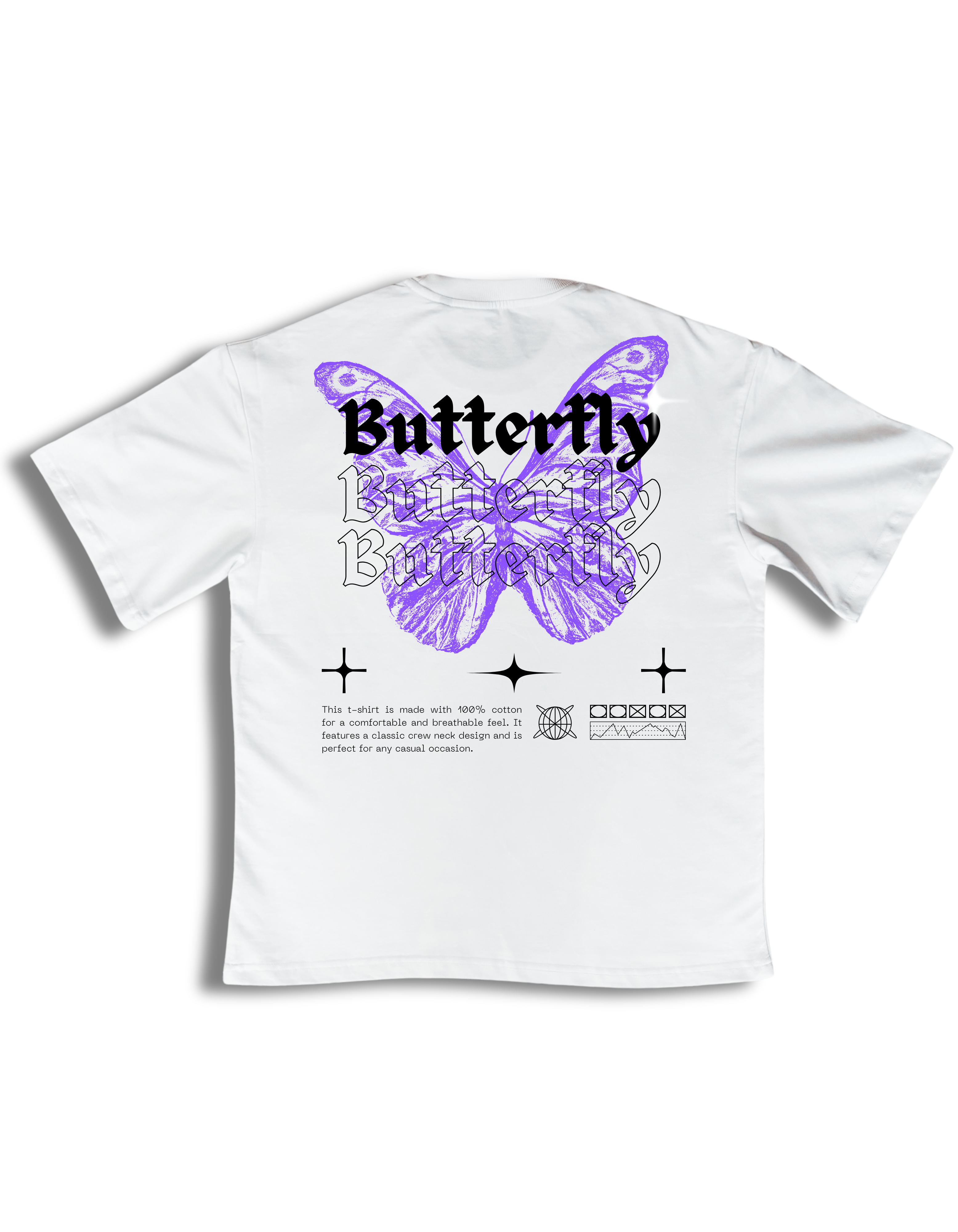 "Butterfly" Oversized T-Shirt