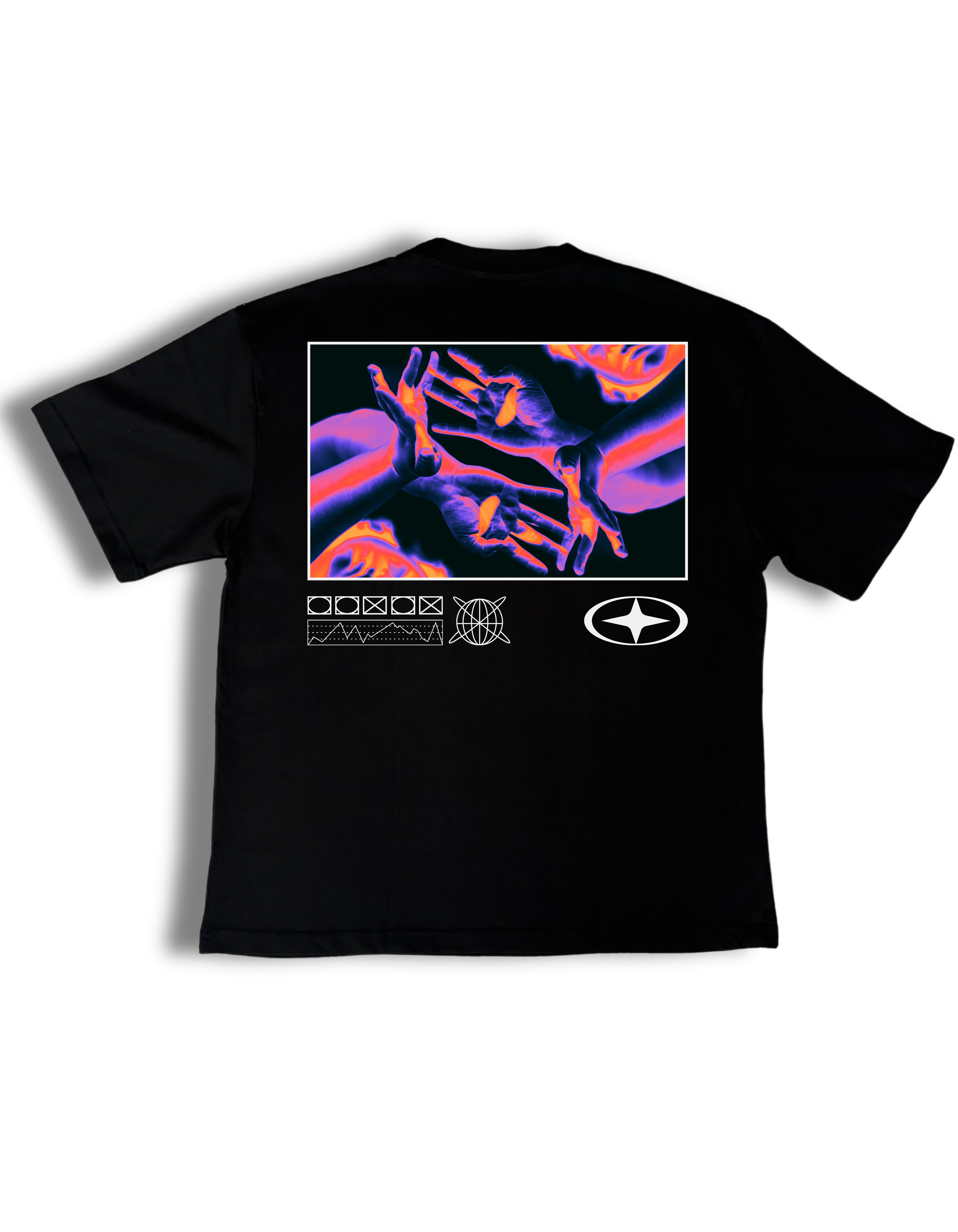 "Dynamic Heatwave" Oversized T-Shirt