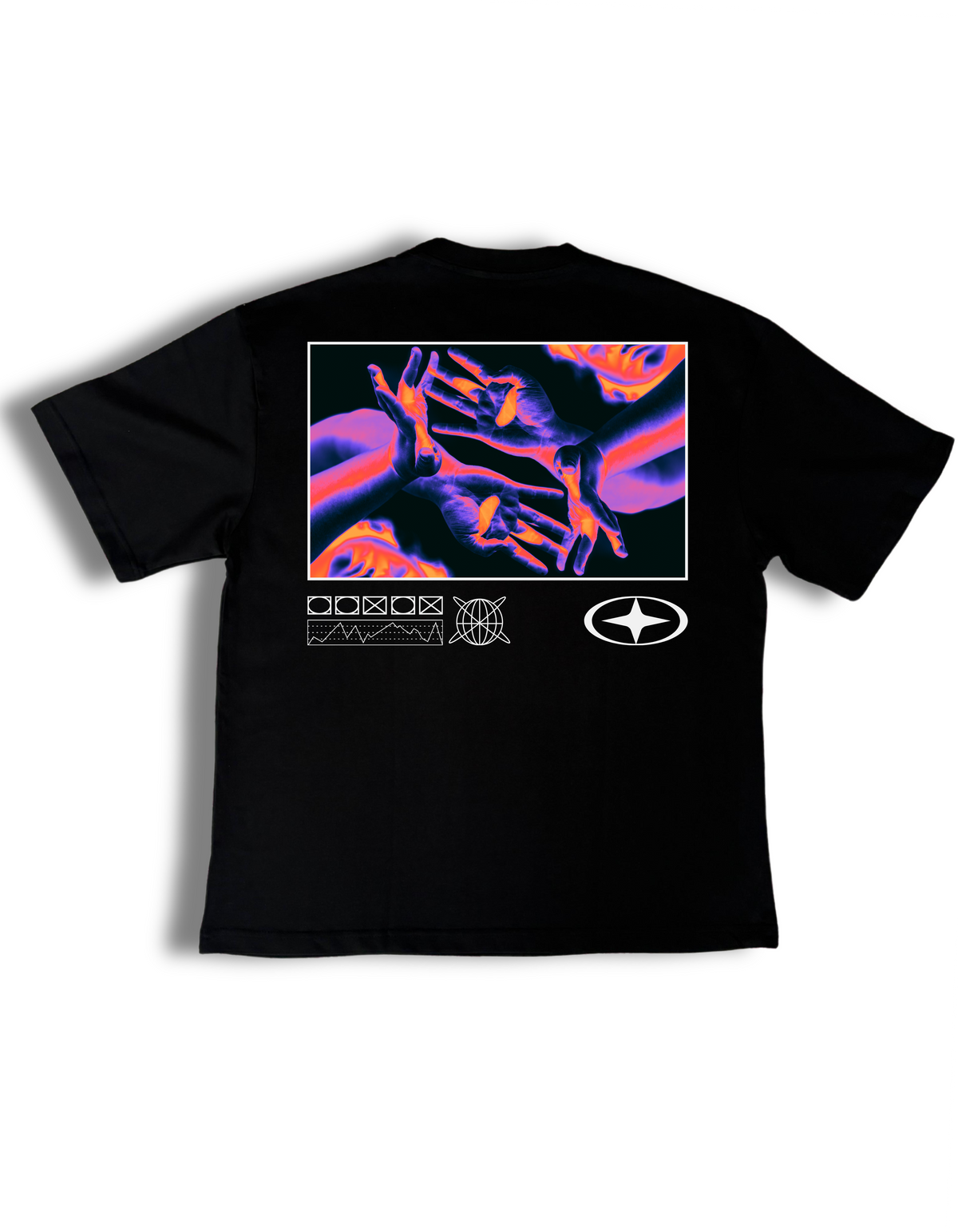 "Dynamic Heatwave" Oversized T-Shirt