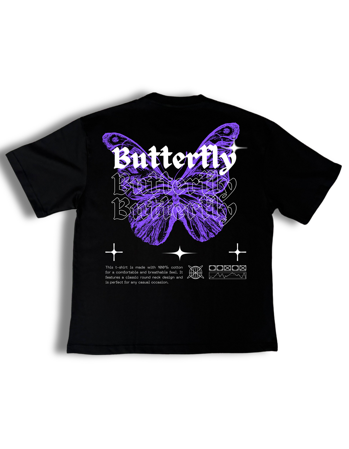 "Butterfly" Oversized T-Shirt