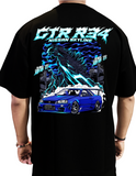 "Nissan GT-R R34 Godzilla" Oversized T-shirt