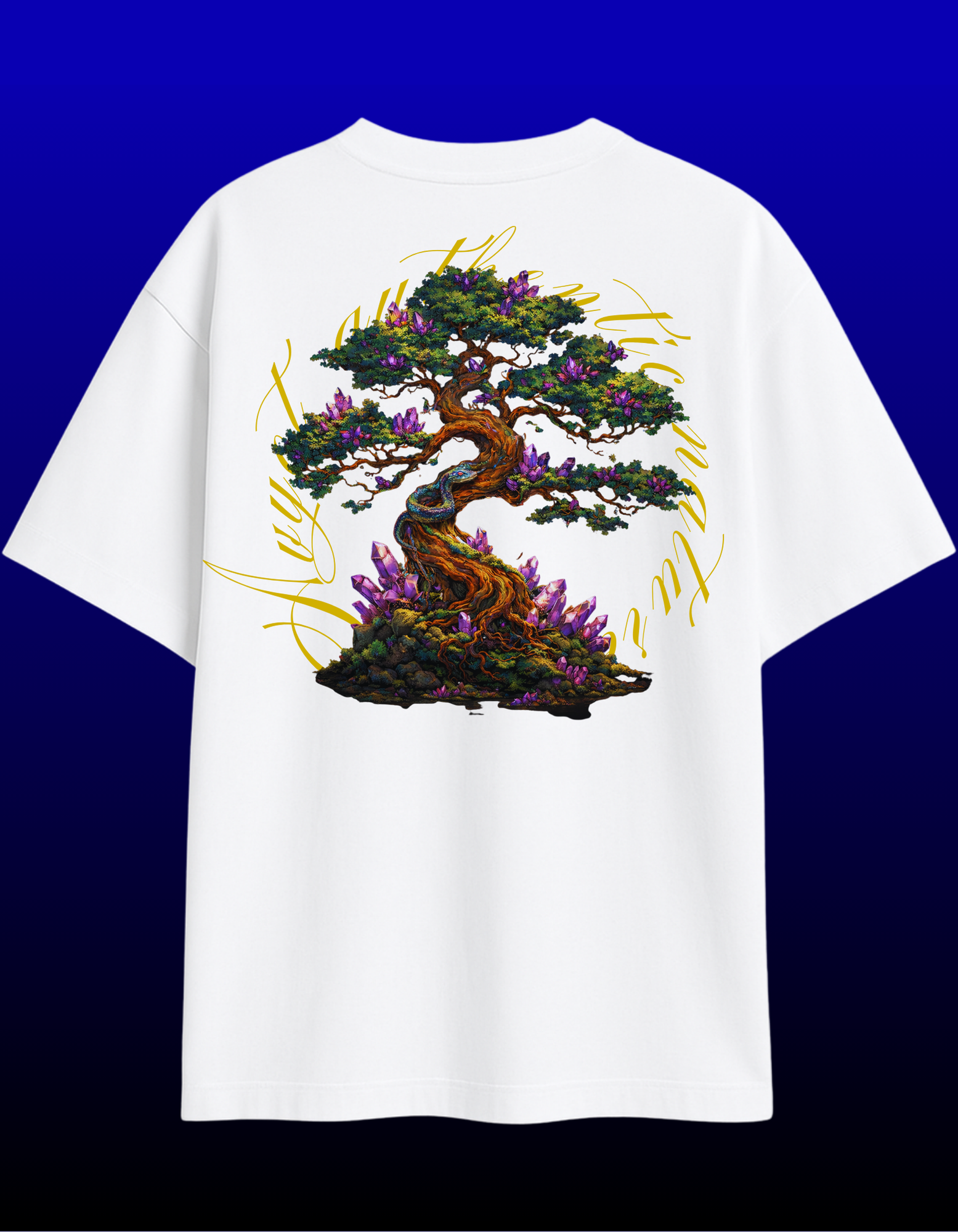 WHITE AUTHENTIC NATURE T-SHIRT