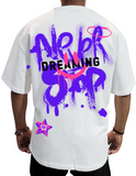 Back Printed Dreaming Oversized Tshirt