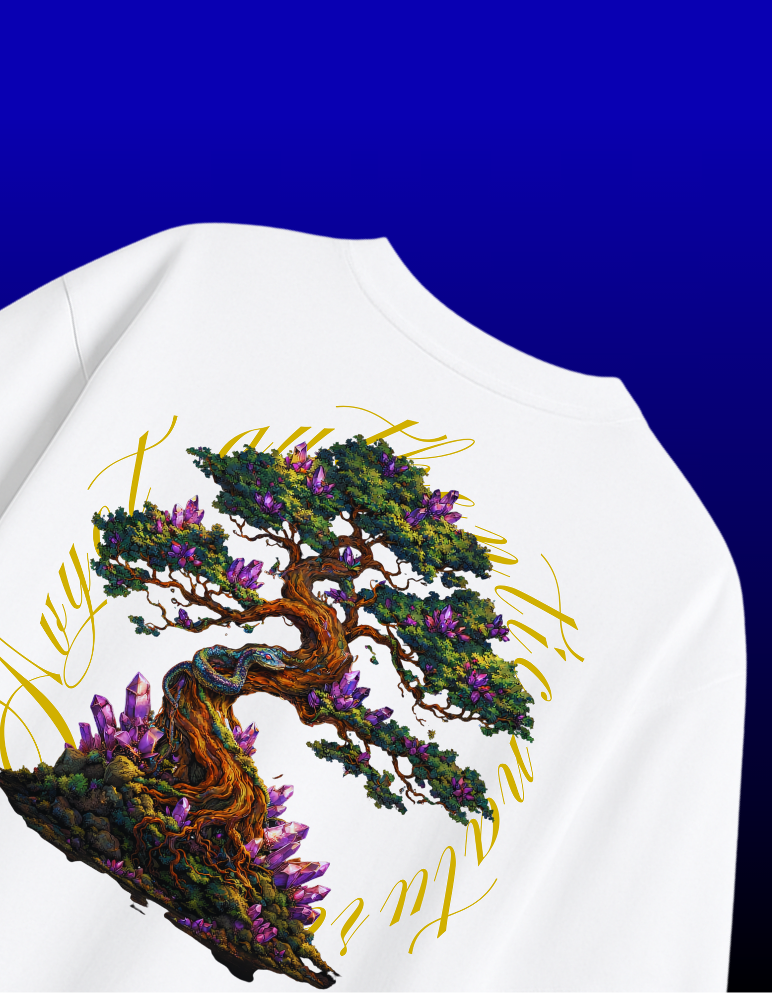 WHITE AUTHENTIC NATURE T-SHIRT