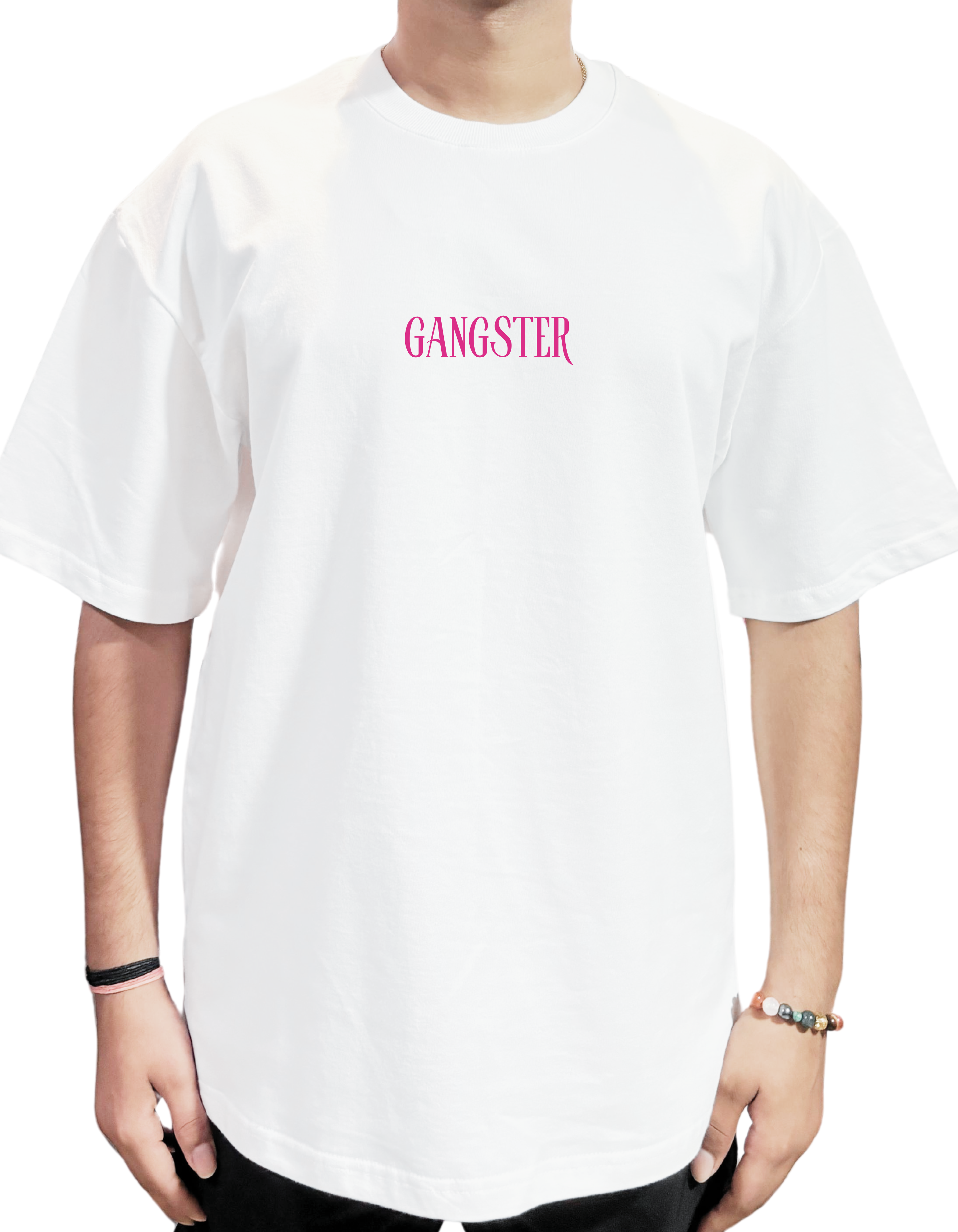 Back Printed Gangster Oversized T-shirt