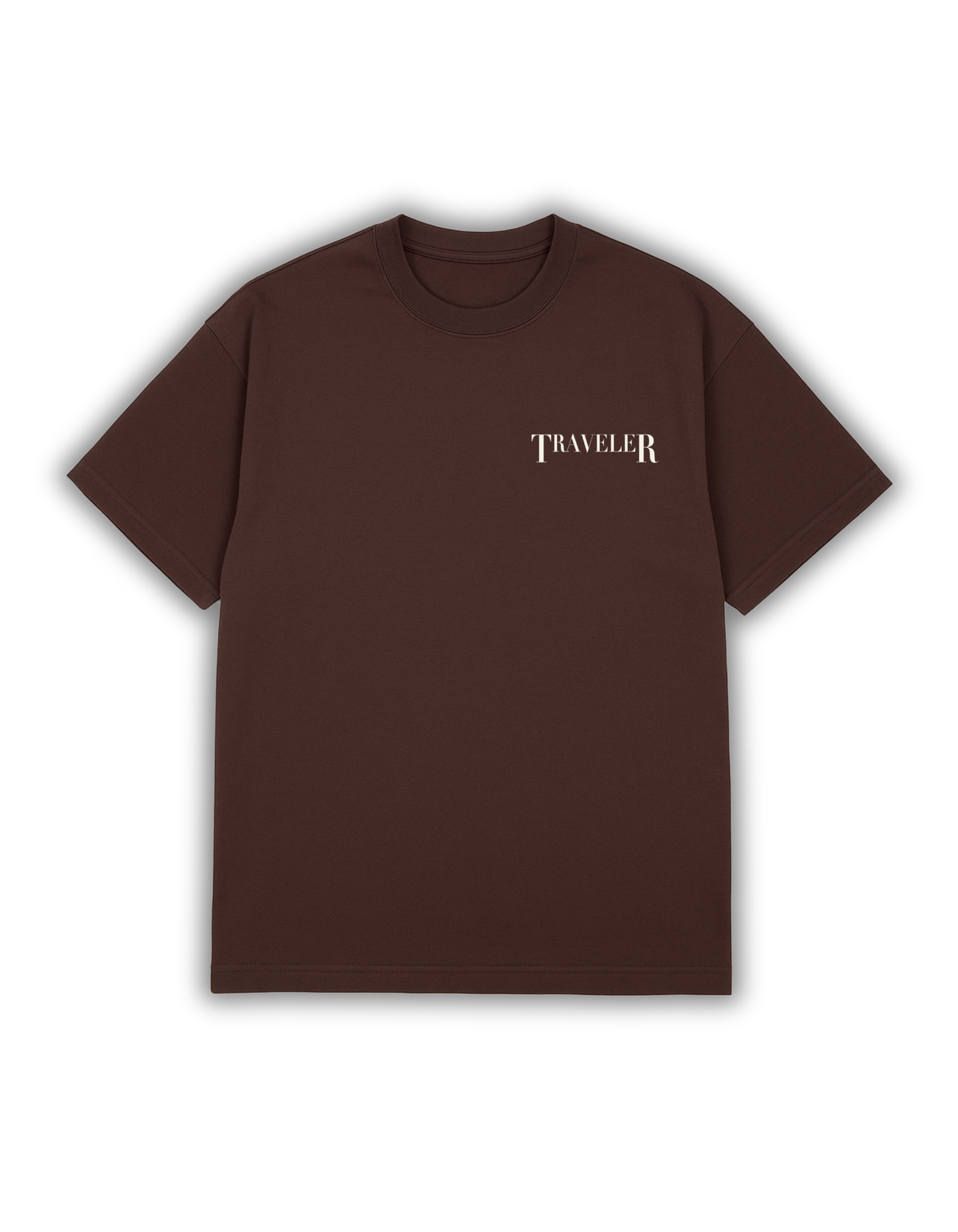 Traveler – Vintage Brown Oversized T-Shirt