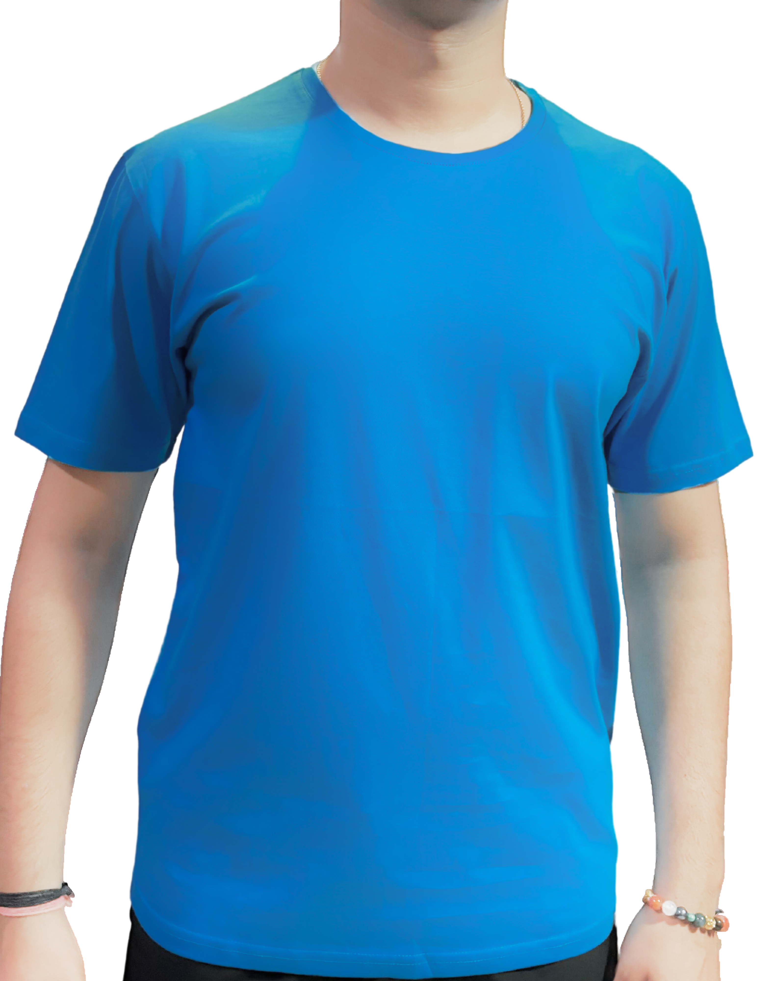 Solid Round Neck T-shirt