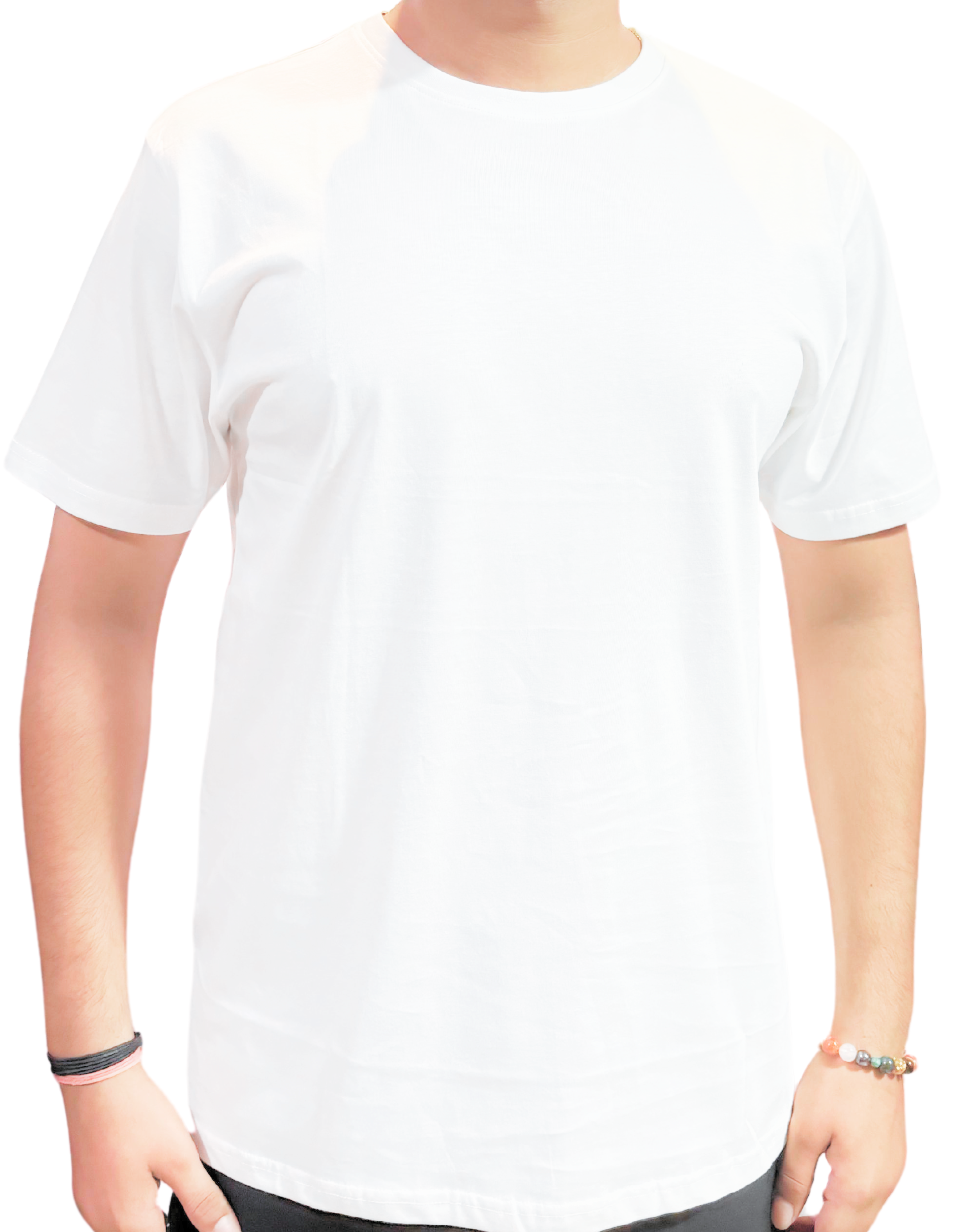 Solid Round Neck T-shirt