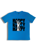 Printed Happy Hand Round Neck T-shirt