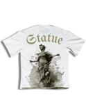 Back Printed Statue Oversized T-shirt