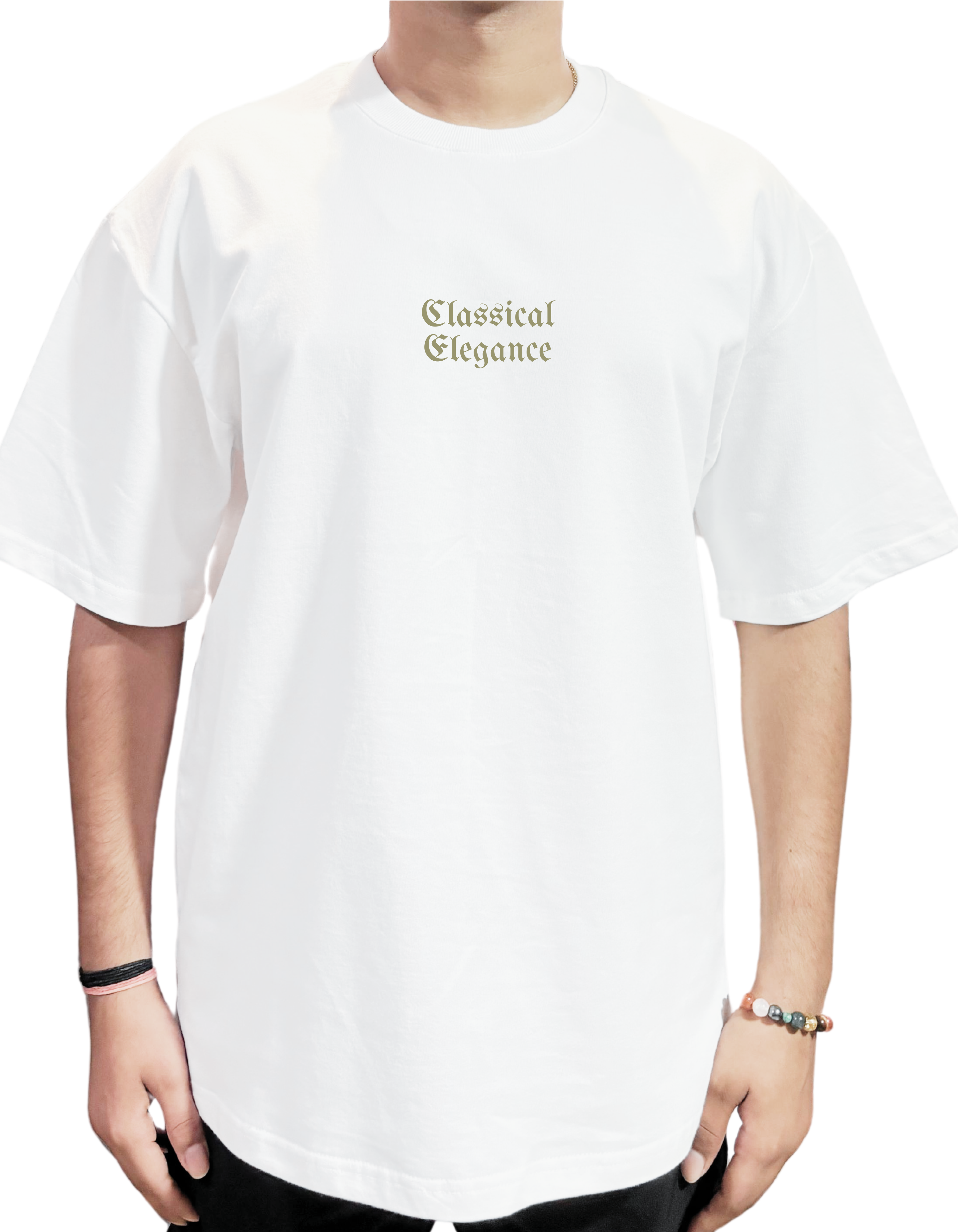 Back Printed Statue Oversized T-shirt